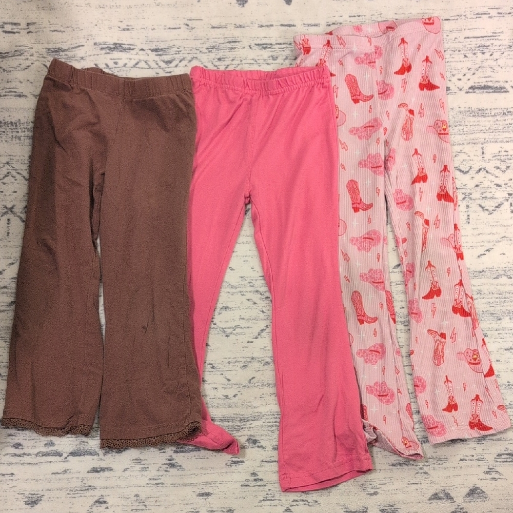 Nicole Miller Kids Pajama Bottoms - Brown, Pink, and Patterned